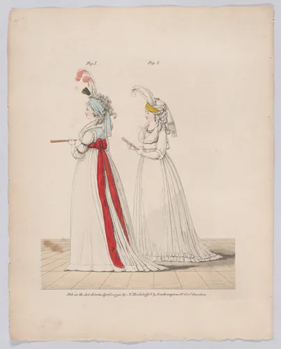 Gallery of Fashion, vol. I: April 1, 1794- March 1, 1795 by Nicolaus Heideloff, book, 1794-1802