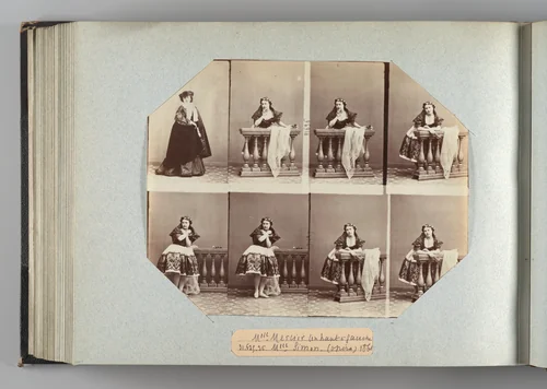 Mlle Mercier; Mlle Simon by André Adolphe-Eugène Disdéri, photograph, 1861