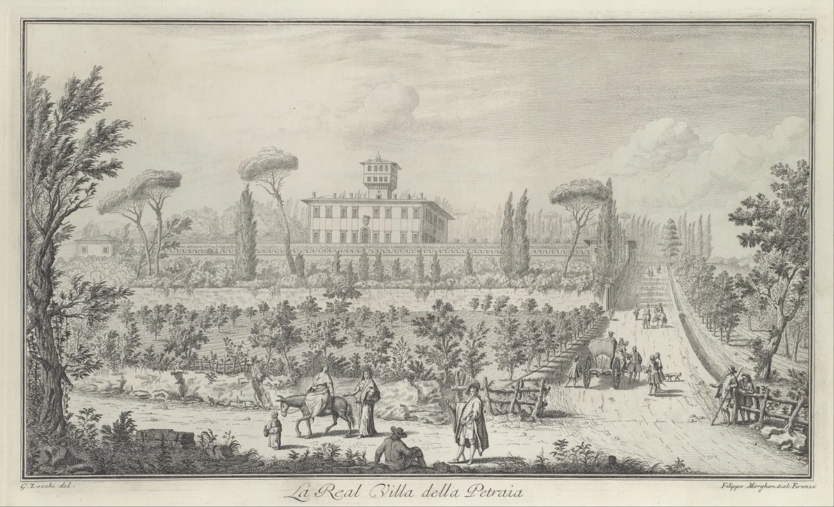 Vedute delle ville, e d'altri luoghi della Toscana by Giuseppe Zocchi, book, 1744