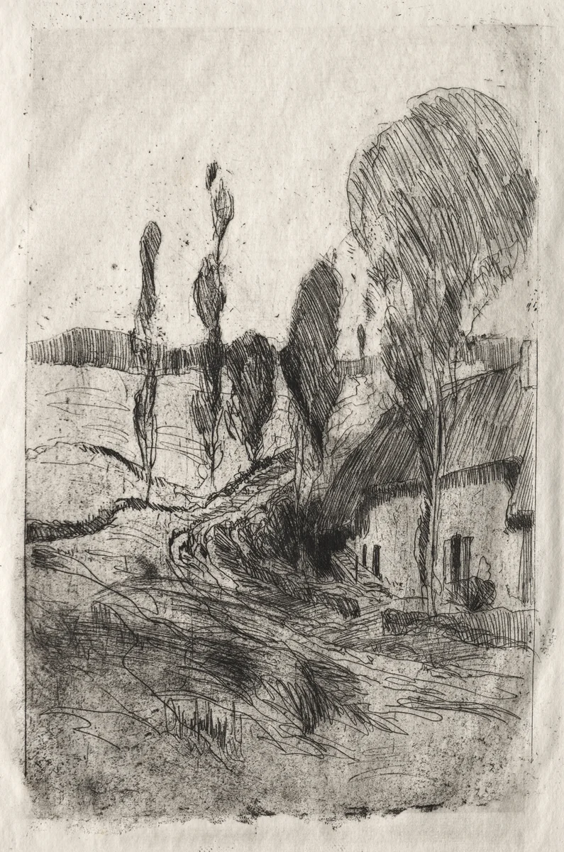 French Landscape by John Henry Twachtman, print, 1879-1894