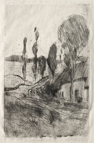 French Landscape by John Henry Twachtman, print, 1879-1894