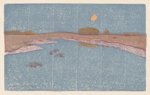 Marsh Creek by Arthur Wesley Dow, print, 1909-1919