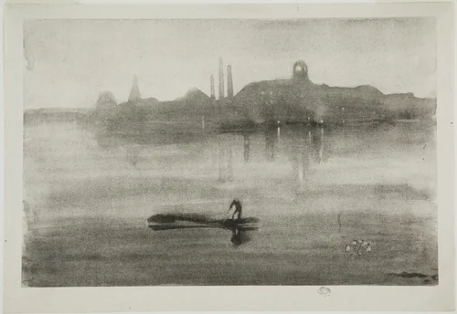 Nocturne by James McNeill Whistler, print, 1878