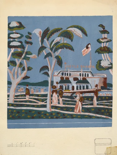 Bandbox by Alfonso Umana, index of american design, 1937