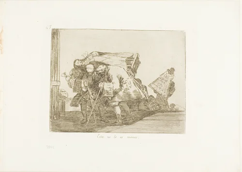 This is Not Less so, plate 67 from The Disasters of War by Francisco José de Goya, print, 1815-1820
