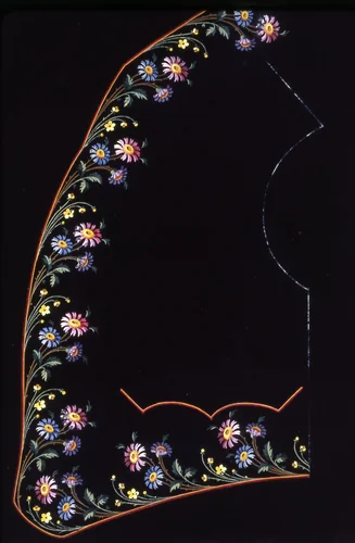 Waistcoat Design by England or France, textile, 1830-1849