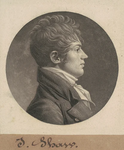 J. Shaw by Charles B. J. Févret de Saint-Mémin, print, 1804