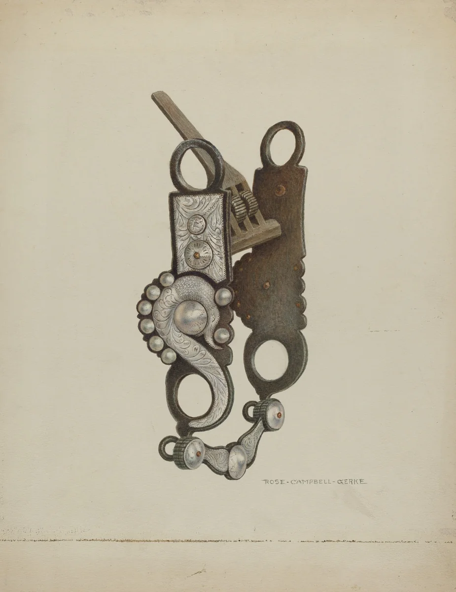 Bit by Rose Campbell-Gerke, index of american design, 1938