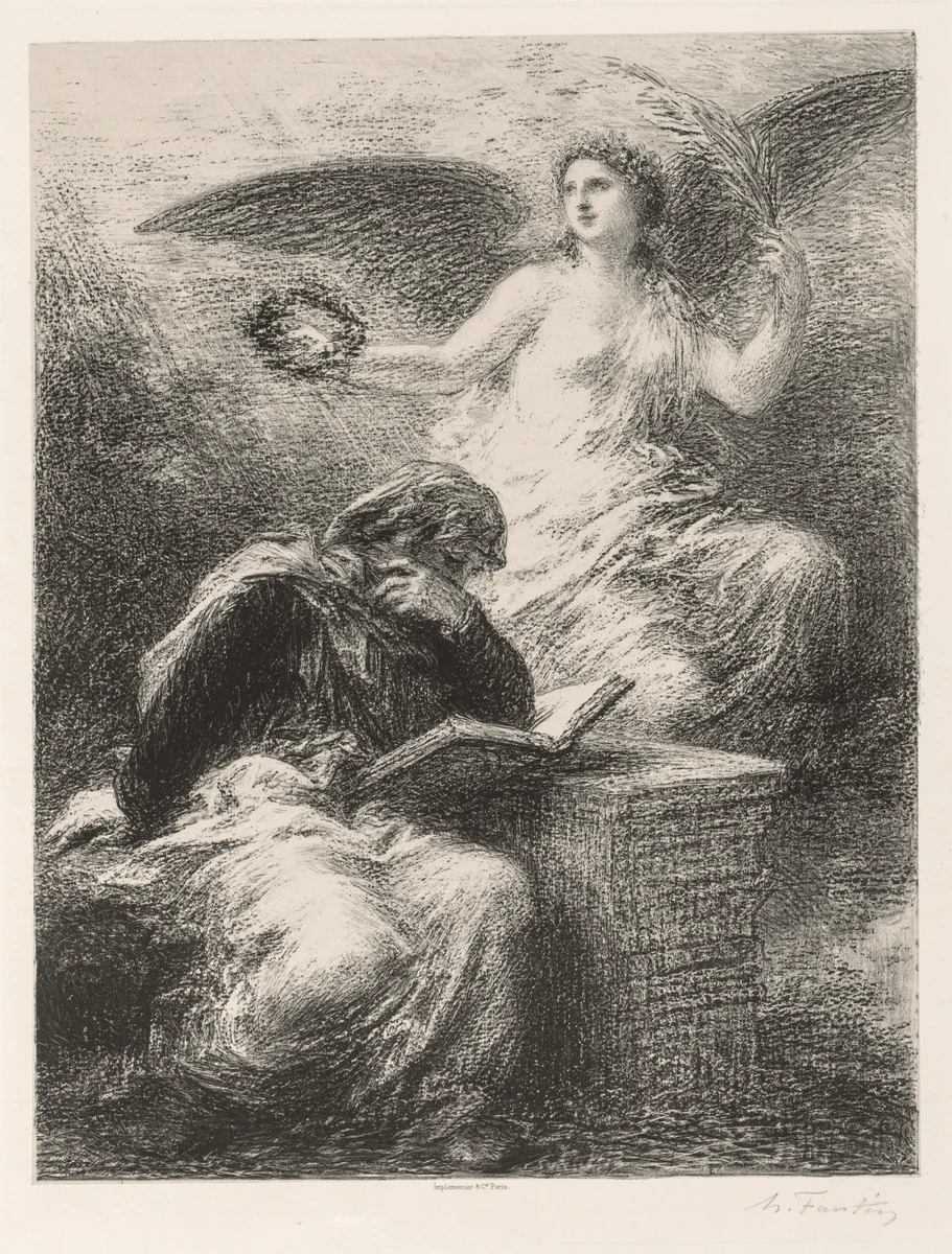 Glory by Henri Fantin-Latour, print, 1890