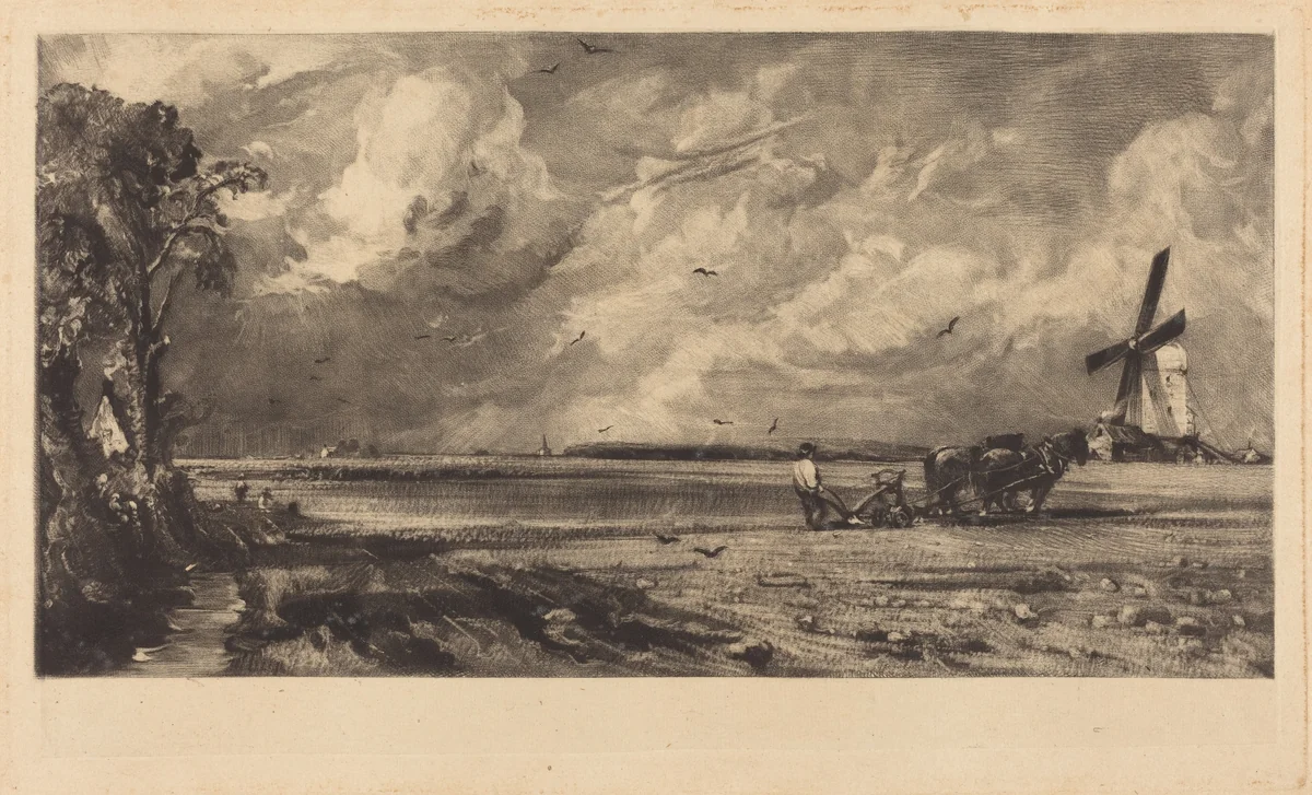 Spring by David Lucas; John Constable, print, 1829