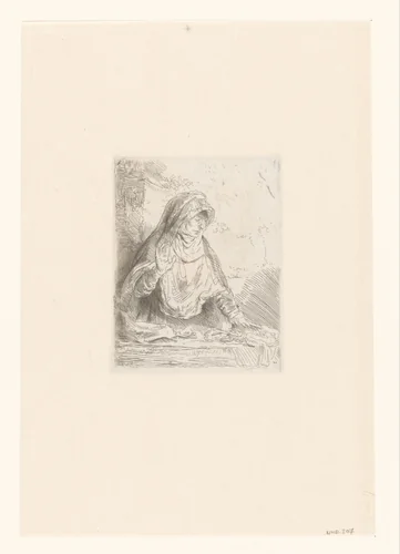 The Virgin with the instruments of the Passion by William James Smith, print, 1815-1835