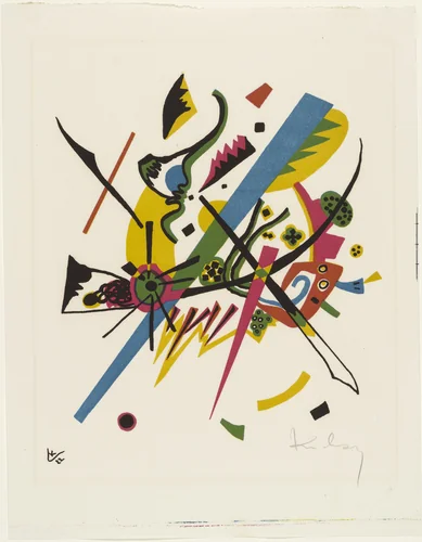 Small Worlds I (Kleine Welten I) from Small Worlds (Kleine Welten) by Wassily Kandinsky, print, 1922