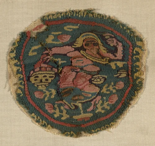 Fragment by Coptic Egypt, textile, 501-800