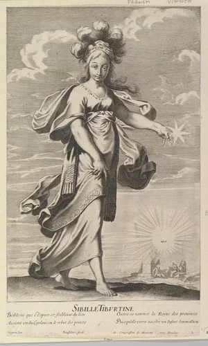 Sibylle Tiburtine by Gilles Rousselet, print, 1630-1640