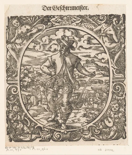 Gereedschapsmeester by Jost Amman, print, 1573