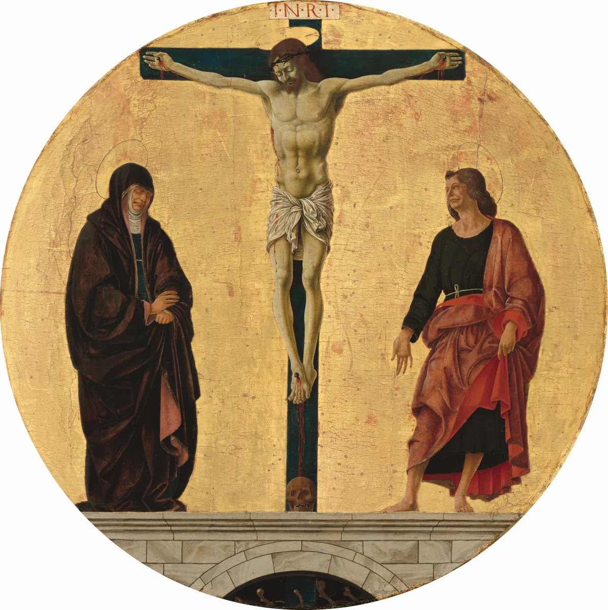 The Crucifixion by Francesco del Cossa, painting, 1473-1474