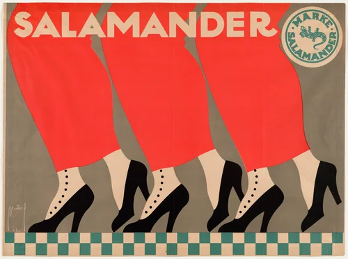 Salamander by Ernst Deutsch, design, 1912