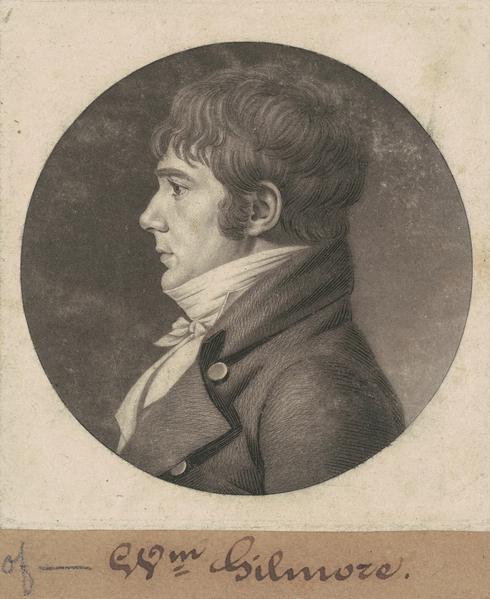 William Gilmor by Charles B. J. Févret de Saint-Mémin, print, 1803
