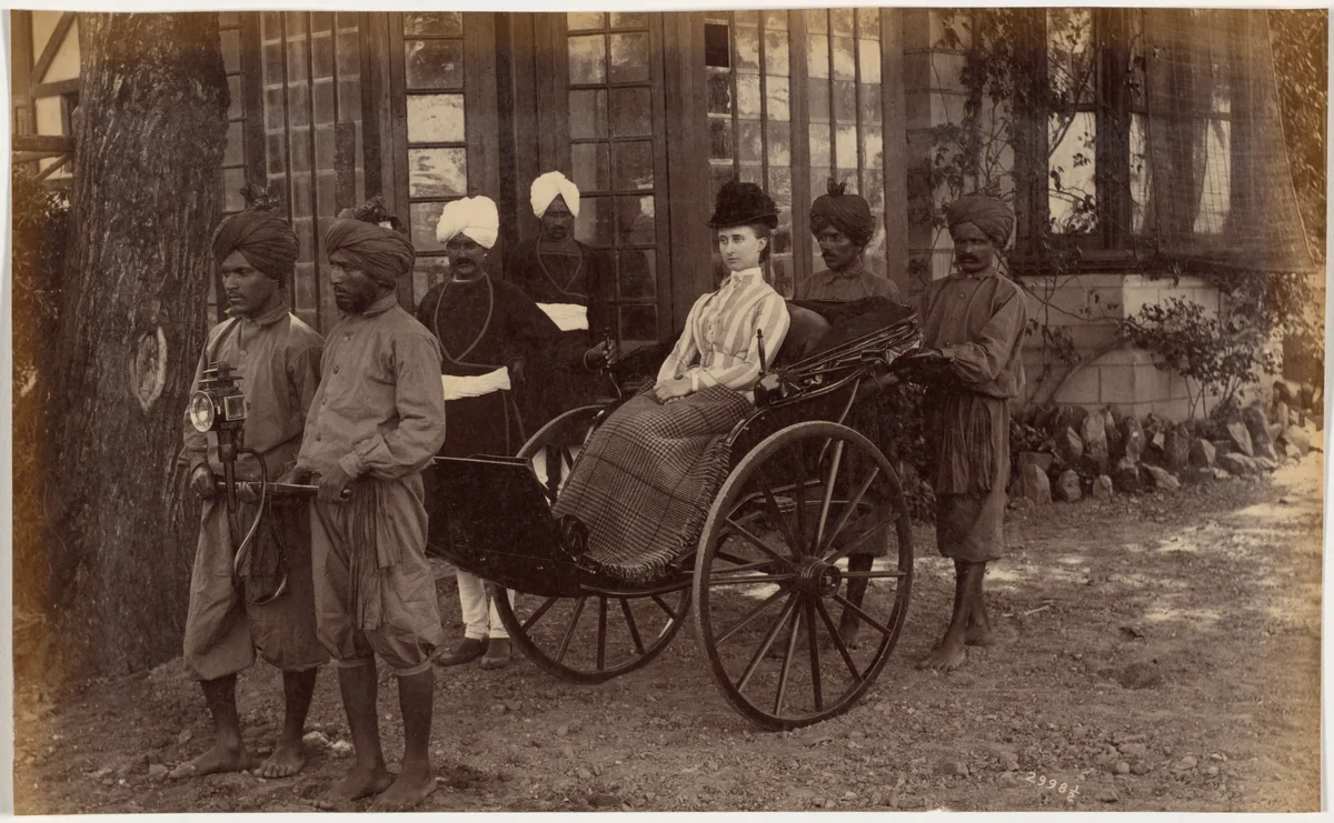 Miss Lyall, Shimla by Raja Deen Dayal, photograph, 1887