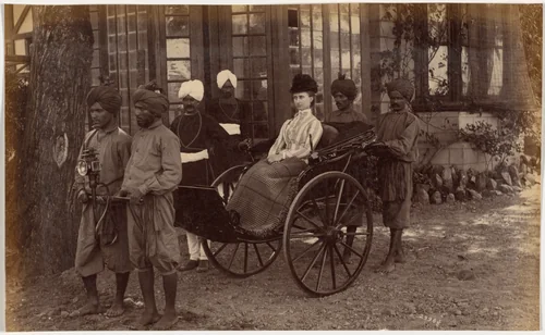Miss Lyall, Shimla by Raja Deen Dayal, photograph, 1887