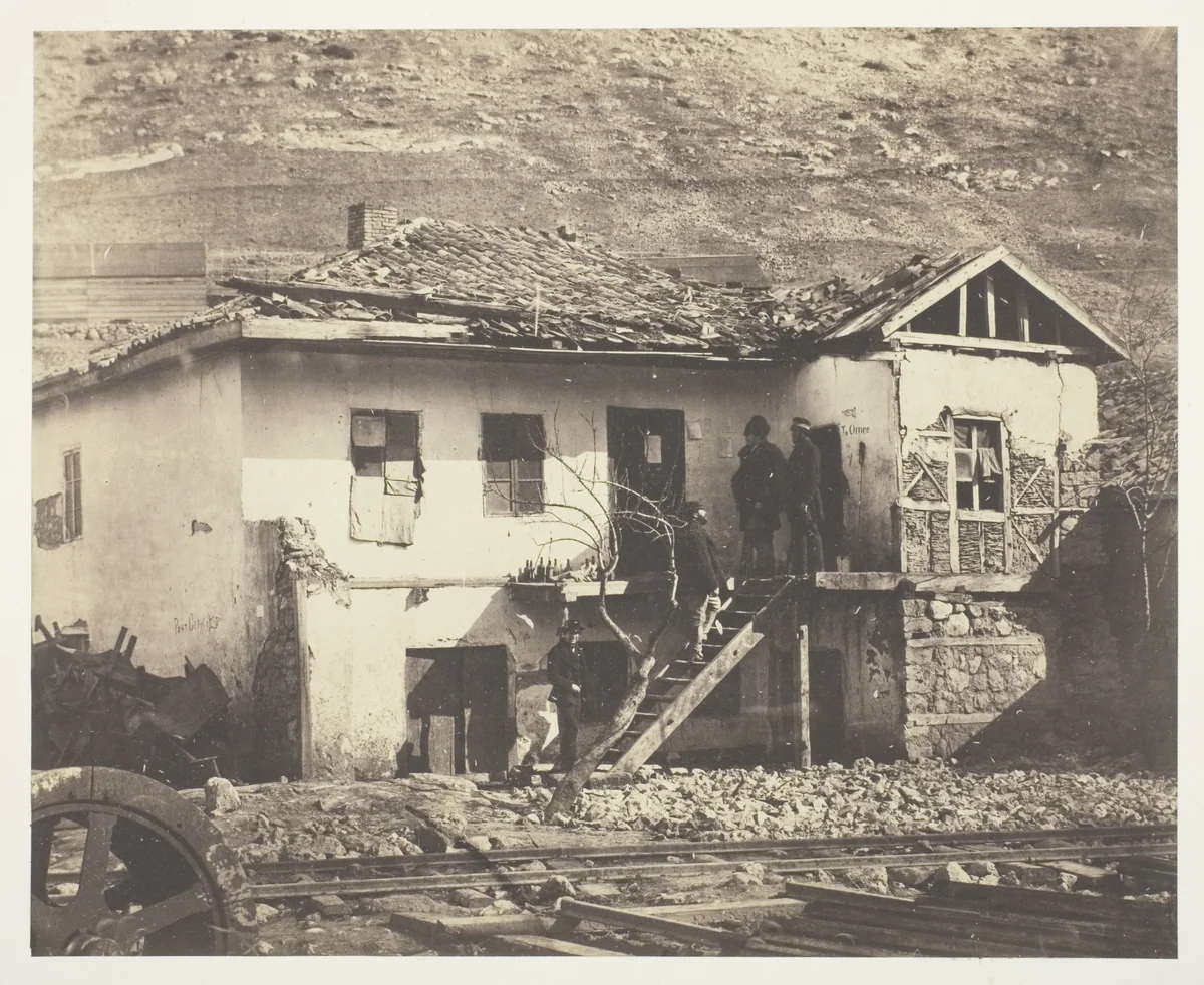 The Old Post Office, Balaklava by Roger Fenton, photograph, 1855