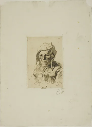 Grandmother I by Anders Zorn, print, 1884