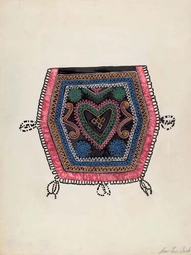 Reticule by Ann Gene Buckley, index of american design, 1936