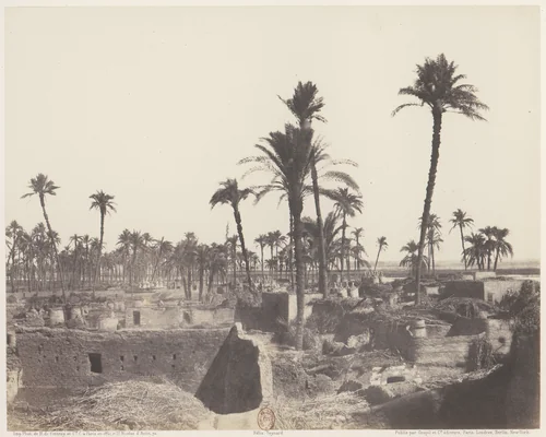 Abâzîz, Intérieur d'un Village Arabe by Félix Teynard, photograph, 1851-1852