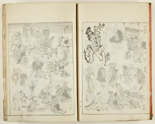Ukiyo gafu (Book of Keisai's Popular Pictures), one vol. of 10 by Keisai Eisen (渓斎英泉), book, 1790-1848