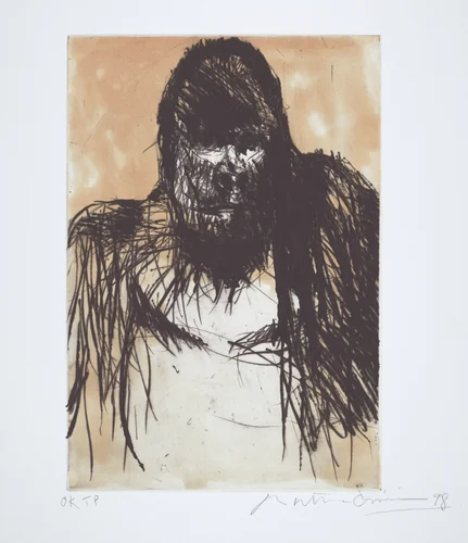 Missing Link by Nathan Oliveira, print, 1998