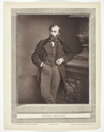 Octave Feuillet (French novelist and playwright, 1821-1890) by Antoine-Samuel Adam-Salomon, photograph, 1875-1877