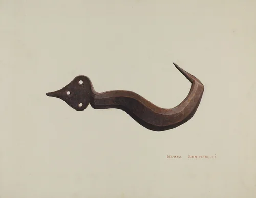 Conestoga Axe Holder by John Petrucci, index of american design, 1939