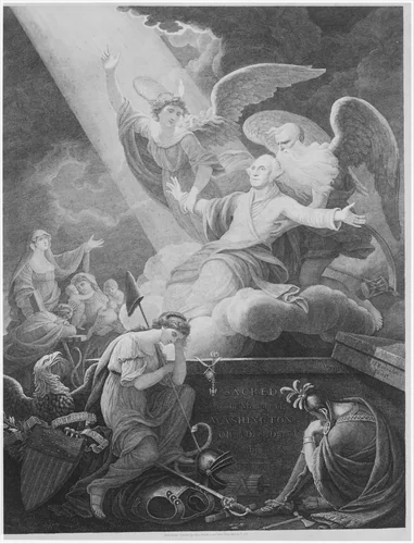 Apotheosis of Washington by John James Barralet, print, 1800-1802