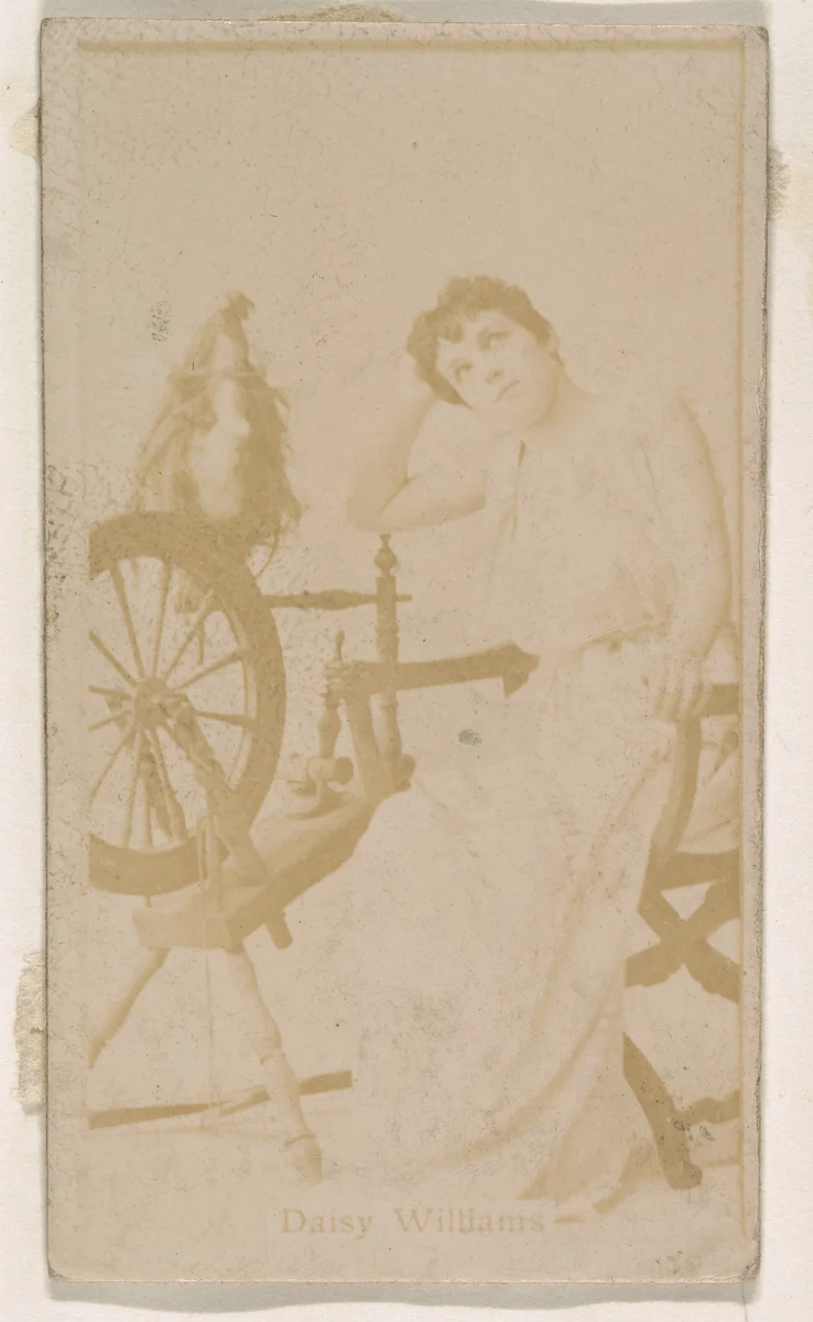 Daisy Williams, from the Actresses series (N245) issued by Kinney Brothers to promote Sweet Caporal Cigarettes by Kinney Brothers Tobacco Company, photograph, 1890