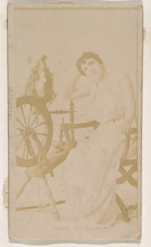 Daisy Williams, from the Actresses series (N245) issued by Kinney Brothers to promote Sweet Caporal Cigarettes by Kinney Brothers Tobacco Company, photograph, 1890