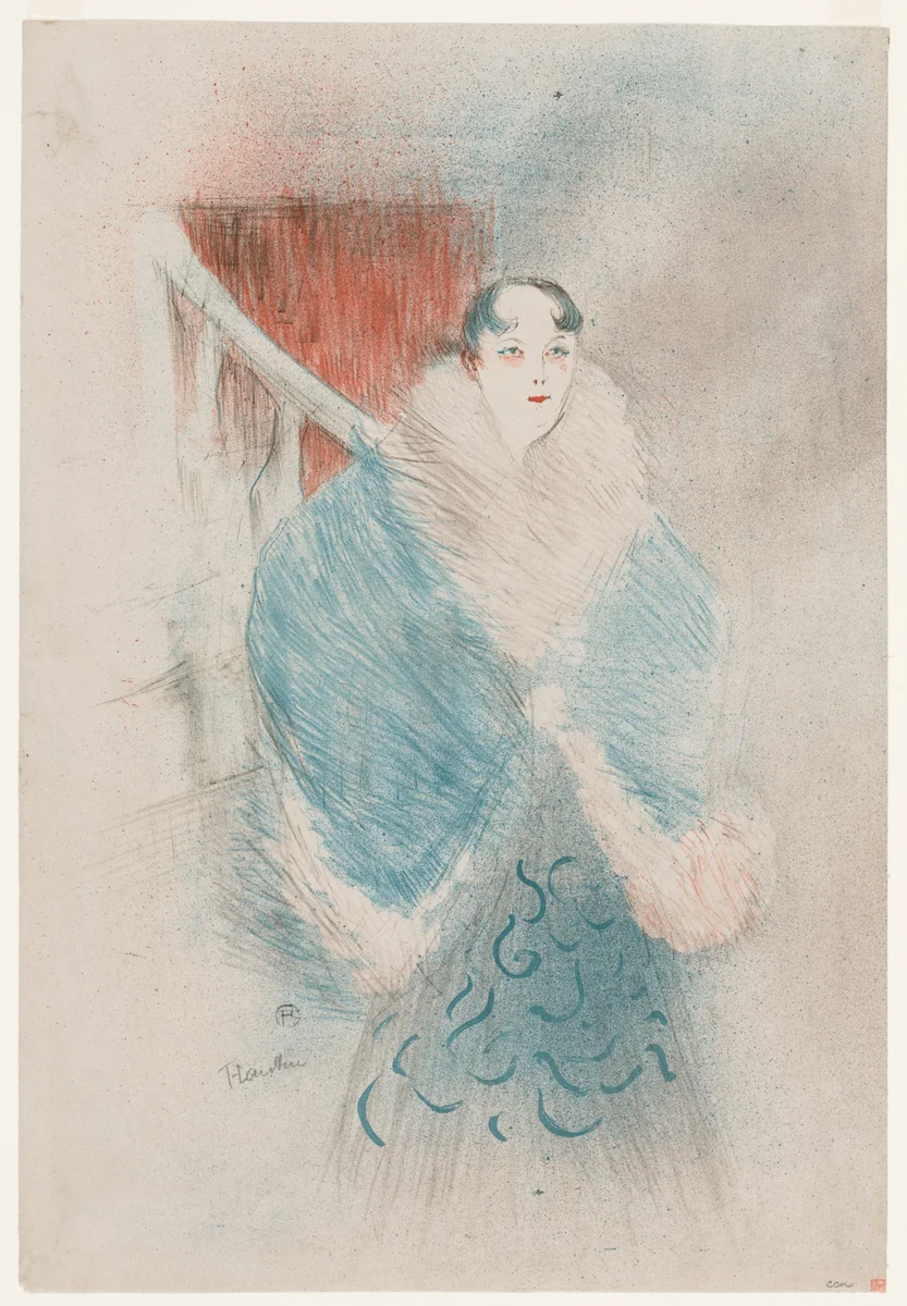Elsa, Dite la Viennoise by Henri de Toulouse-Lautrec, print, 1897