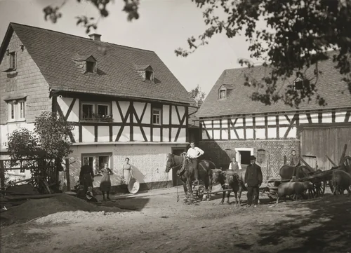 Farm in the Westerwald by August Sander, photograph, 1922