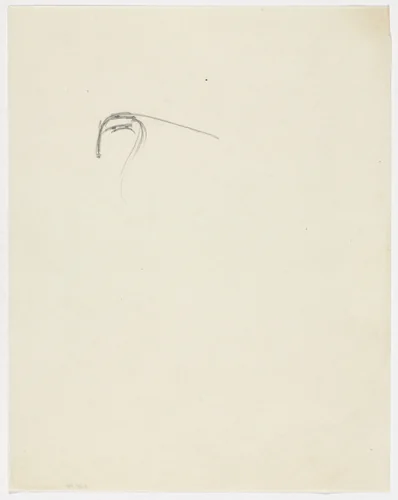 Chair Frame Detail (Elevation sketch) by Ludwig Mies van der Rohe, mies van der rohe archive, 1926