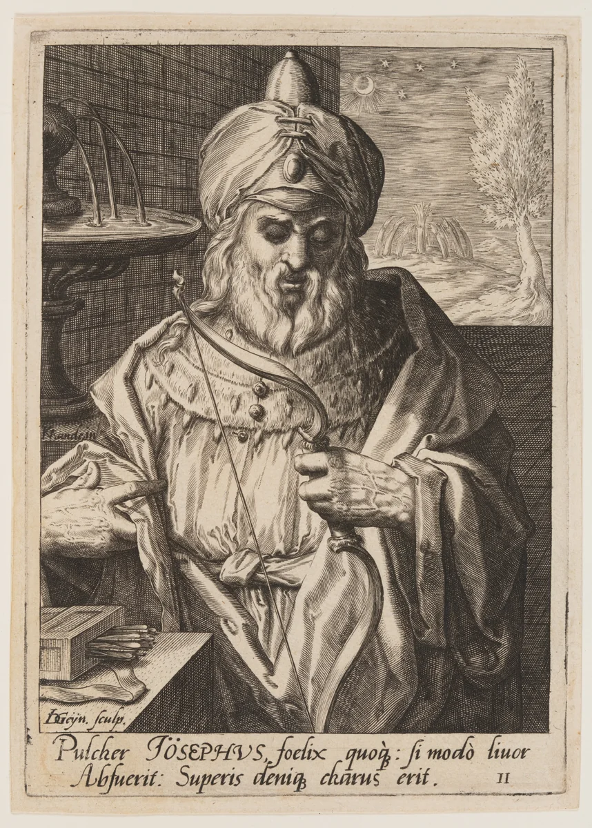 Joseph, from The Twelve Sons of Jacob by Jacques de Gheyn II, print, 1584-1594
