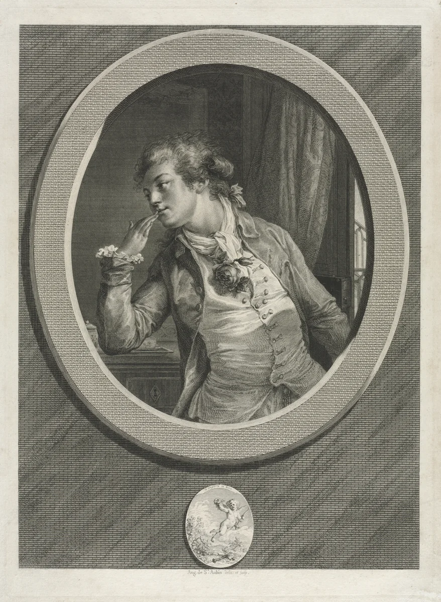 You May Count on Me by Augustin de Saint-Aubin, print, 1789