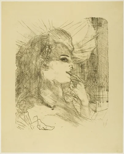 Anna Held, from Treize Lithographies by Henri de Toulouse-Lautrec, print, 1898