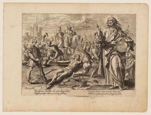 The Martyrdom of Christ, from The Martyrdom of Christ and the Apostles by Hendrick Goltzius, print, 1573-1583