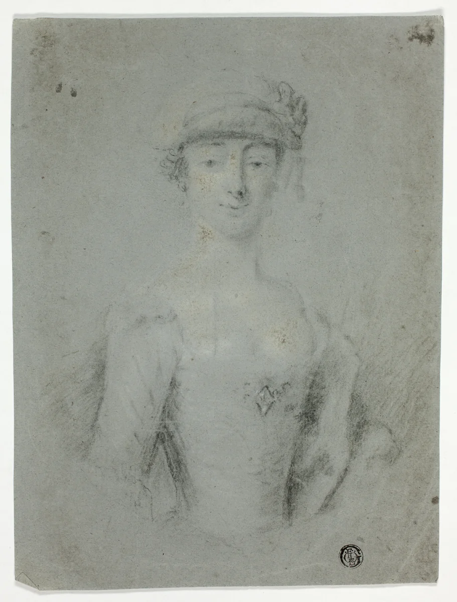 Portrait of a Lady by Thomas Worlidge, drawing, 1720-1766