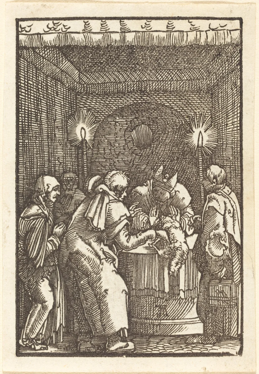 Joachim's Offering Refused by Albrecht Altdorfer, print, 1513