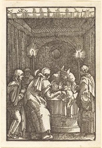 Joachim's Offering Refused by Albrecht Altdorfer, print, 1513