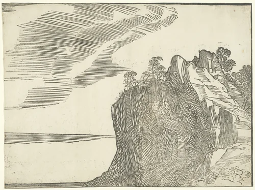 The Submersion of Pharaoh's Army in the Red Sea by Titian, print, 1510-1520