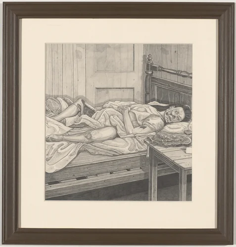 Jack # Alice McKenzie (suspected victim) by Julie Roberts, drawing, 2001