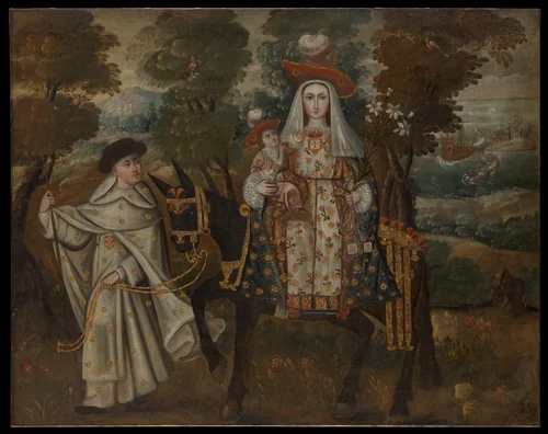 Our Lady of Mercy, called “The Pilgrim of Quito” by Peru, artwork, 1730-1740