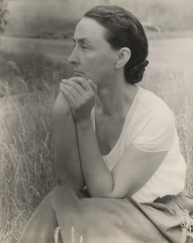 Georgia O'Keeffe by Alfred Stieglitz, photograph, 1933