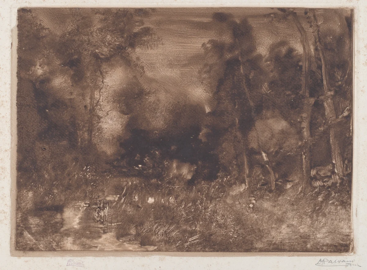 At Zelata (Alla Zelata) by Pompeo Mariani, print, 1893-1903